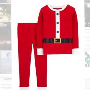 Carter’s 👶🏻🎄❤️ Baby Xmas Pajamas 12 Months. NWT